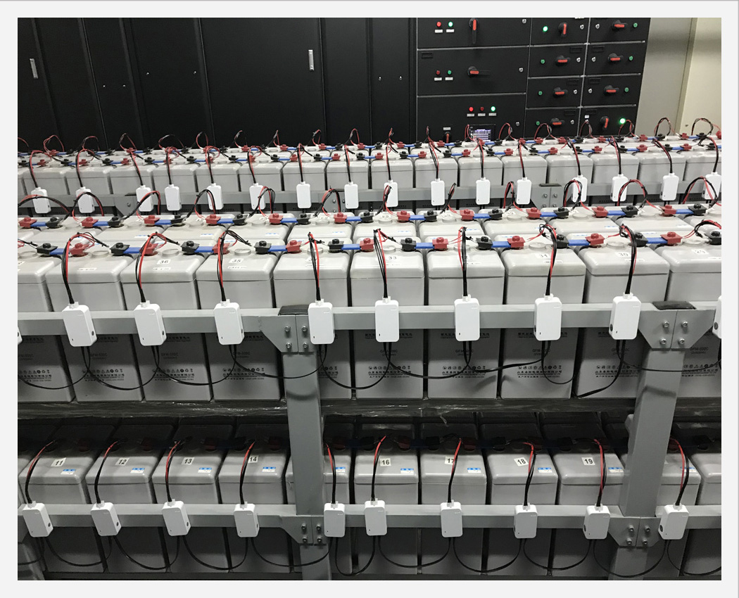 蓄電池監測系統現場安裝情況